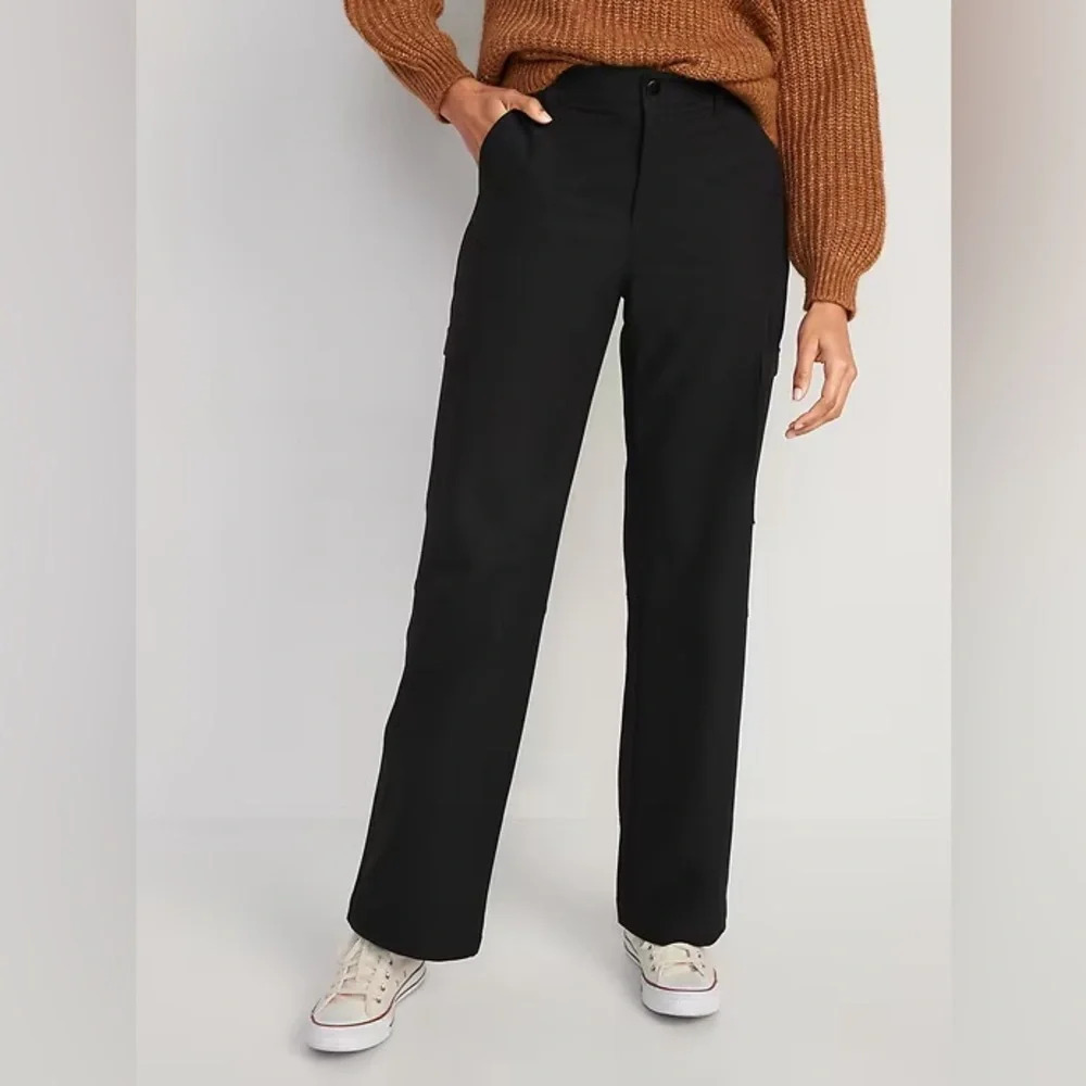 Old Navy Black Wide-Leg Pants
